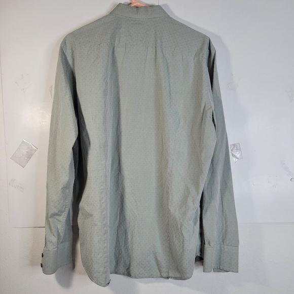 Mens Banana Republic Leggiuno Woven in Italy LS Button Front Shirt Size Large - Picture 7 of 11